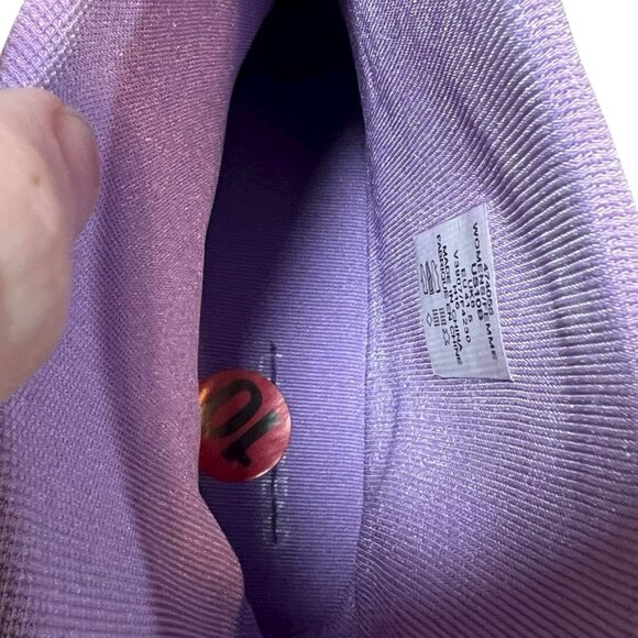 Women's Lands End Boots Size 10 Soft Slip On Booties Purple Rain Garden - Picture 5 of 6